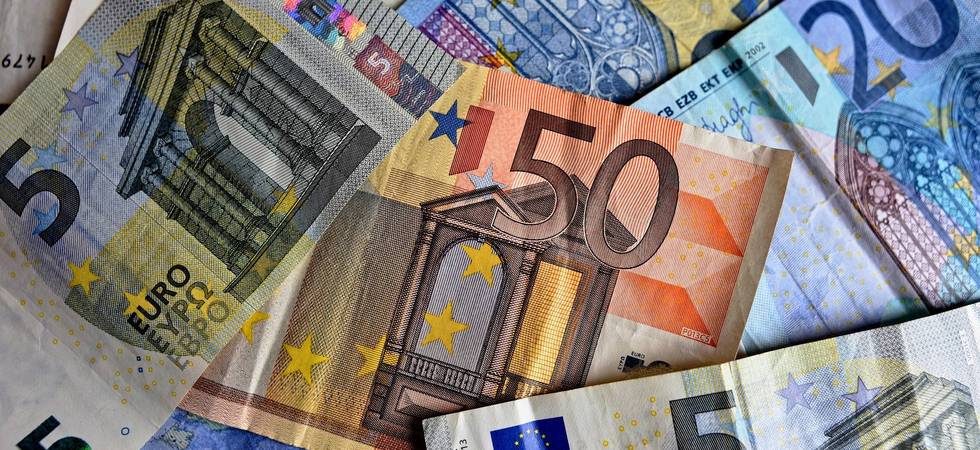Verschiedene Euroscheine