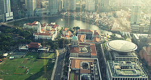 Singapur von oben