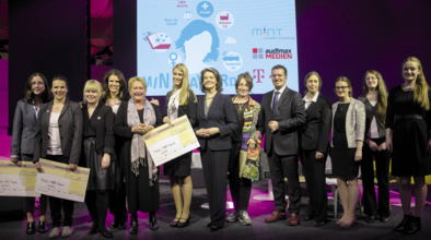 Gewinnerinnen Frauen MINT Award 2014