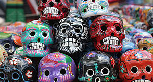 Mexikanische Totenkopffiguren