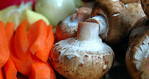 Pilze und Karotten